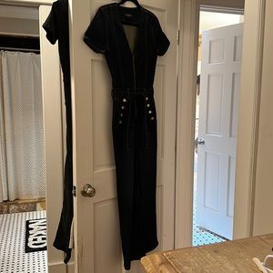 Ramy Brook Helena denim jumpsuit size 24